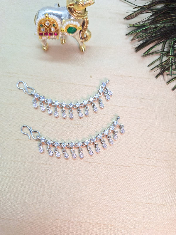 Silver Polish Payal